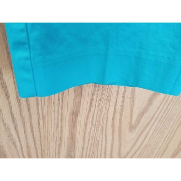 Michael Kors Ladies Blue/Turquoise Pants w/gold color zip pockets -Size 8 *Read - Picture 7 of 7